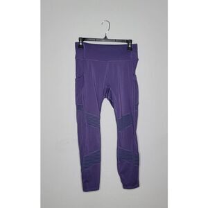 Motion365 Purple Athletic Leggings Size Medium